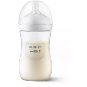 Butelka dla niemowląt Philips AVENT Natural Response 260 ml, smoczek średni przepływ, 1m+