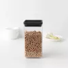 Brabantia Make & Take Prostokątny Pojemnik do Przechowywania Żywności 1,6 l Ciemnoszary