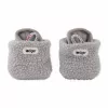 Lodger Slipper Teddy Kapcie dziecięce, Storm, 6-12 miesięcy, antypoślizgowe