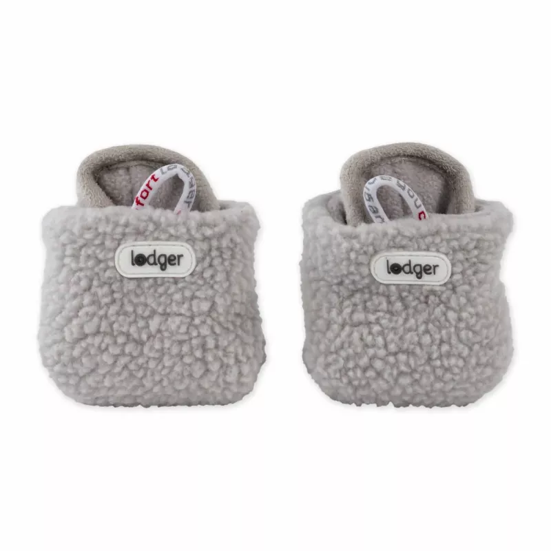 Lodger Slipper Teddy Kapcie dziecięce, Storm, 6-12 miesięcy, antypoślizgowe