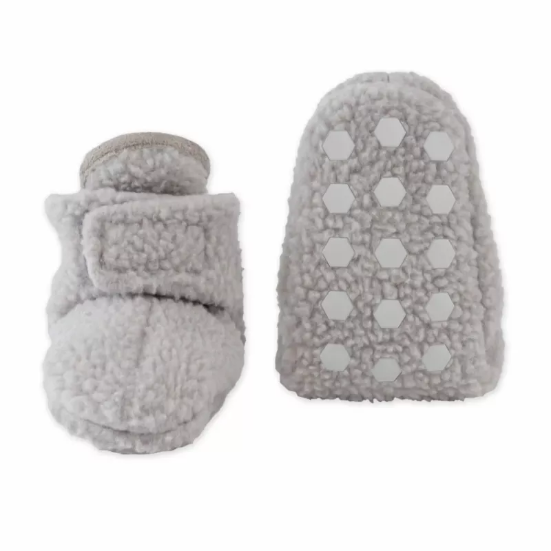Lodger Slipper Teddy Kapcie dziecięce, Storm, 6-12 miesięcy, antypoślizgowe