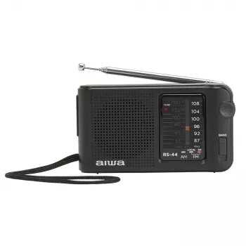 AIWA RS-44 Przenośne radio kieszonkowe AM/FM, czarne