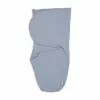Lodger Bundler Solid Cotton Baby Swaddle Wrap, Blue Fogg