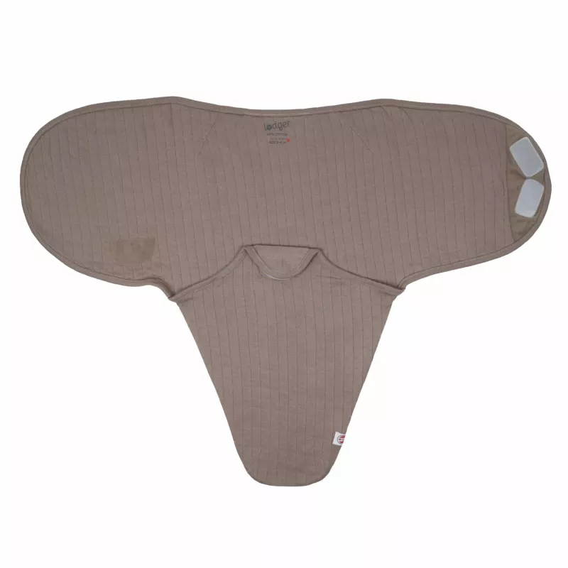 Lodger Bundler Solid Cotton Baby Swaddle Wrap, Buffalo
