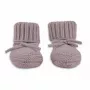 Lodger Slipper Merino Wool Baby Slippers, Rose, 6-12 Months