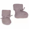 Lodger Slipper Merino Wool Baby Slippers, Rose, 6-12 Months
