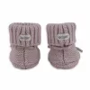 Lodger Slipper Merino Wool Baby Slippers, Rose, 6-12 Months