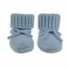 Kapcie Lodger Slipper z wełny merino dla niemowląt, Blue Fogg, 6-12 miesięcy