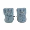 Kapcie Lodger Slipper z wełny merino dla niemowląt, Blue Fogg, 6-12 miesięcy