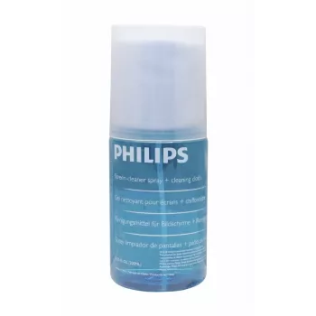 Zestaw do czyszczenia ekranów PHILIPS SVC1116B/10 dla LED, LCD, plazmowych, OLED, smartfonów, tabletów, laptopów, telewizorów - 200 ml spray żelowy + ściereczka z mikrofibry