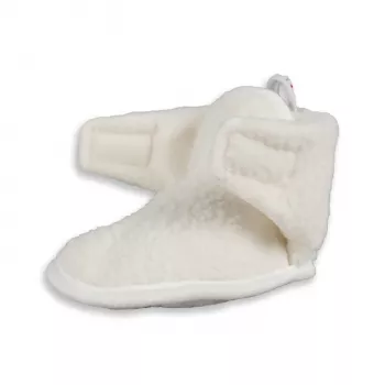Lodger Slipper Teddy kapcie dziecięce, Cloud Dancer, 12-18 miesięcy