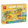 AGIPA Junior Puzzle Obserwacyjne Sawanna, 60 Elementów, Pudełko Kartonowe, 4+ Lata 19221