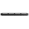 DS-IT CAT 6 UTP Panel krosowy sieciowy, 19 inch, 24-portowy DS-Patch6-24UTP