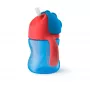 Kubek ze słomką Philips AVENT z elastyczną słomką, 200 ml, 9m+, niebieski
