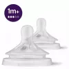 Philips Avent Natural Response Silikonowe Smoczki Średni Przepływ 1M+ (2 sztuki)