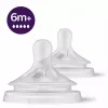 Philips Avent Natural Response silikonowe smoczki, bardzo szybki przepływ, 6m+, 2 szt.