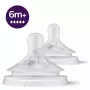 Philips Avent Natural Response silikonowe smoczki, bardzo szybki przepływ, 6m+, 2 szt.