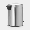 Brabantia NewIcon 5-litrowy kosz na pedały, matowa stal