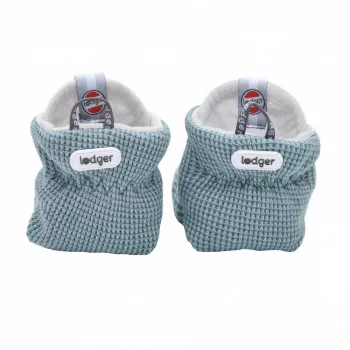 Kapcie niemowlęce Lodger Slipper Ciumbelle bawełniane, 3-6 miesięcy, Ocean