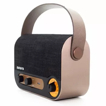 AIWA RBTU-600 Przenośne radio Bluetooth z FM, USB, AUX-in, MicroSD, akumulatorem