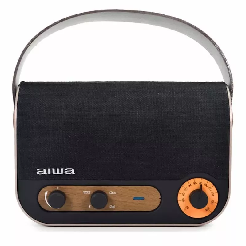 AIWA RBTU-600 Przenośne radio Bluetooth z FM, USB, AUX-in, MicroSD, akumulatorem