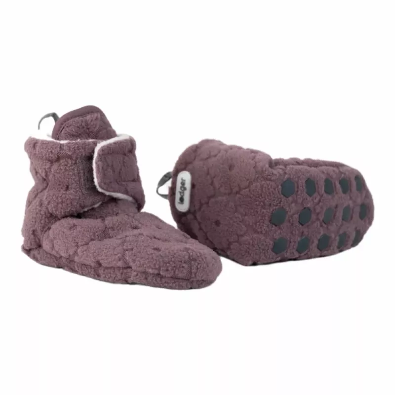 Lodger Slipper Folklore Fleece kapcie dziecięce, fioletowy, 12-18 miesięcy