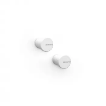 Brabantia MindSet wieszaki na ręczniki, zestaw 2, Mineral Fresh White
