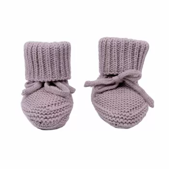Lodger Slipper Knit kapcie niemowlęce, różowe, 0-6 miesięcy