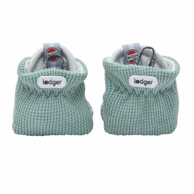 Lodger Slipper Ciumbelle bawełniane kapcie, 3-6 miesięcy, zielony muł