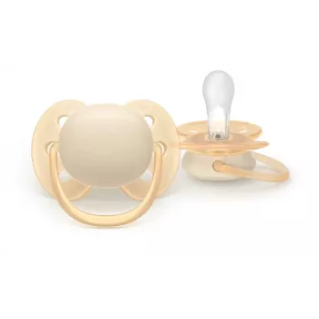 Philips Avent Ultra Soft Smoczek Neutral, 0-6 miesięcy, 2 sztuki