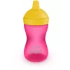 Philips Avent My Grippy Kubek treningowy z twardym ustnikiem 300 ml, 18M+, różowy