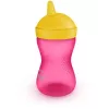 Philips Avent My Grippy Kubek treningowy z twardym ustnikiem 300 ml, 18M+, różowy