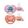 Smoczek Philips AVENT Ultra Air Deco, 18M+, dla dziewczynek, 2 sztuki