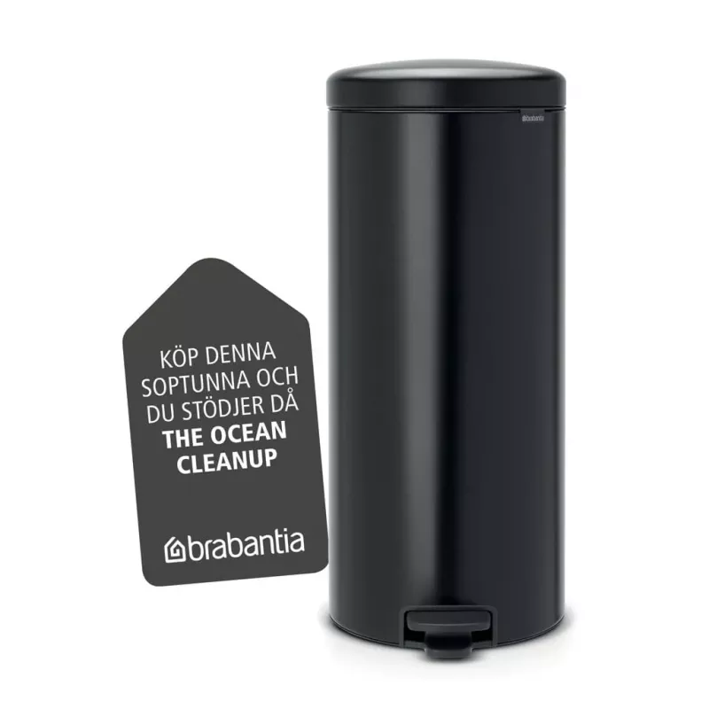 Brabantia NewIcon 30L kosz na pedał matowy czarny