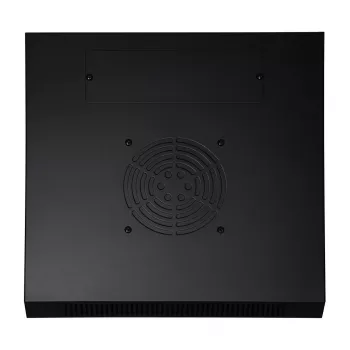 DSIT DS10-3412 12U szafa serwerowa 10 inch do montażu naściennego ze szklanymi drzwiami, 370x450x618 mm, czarna