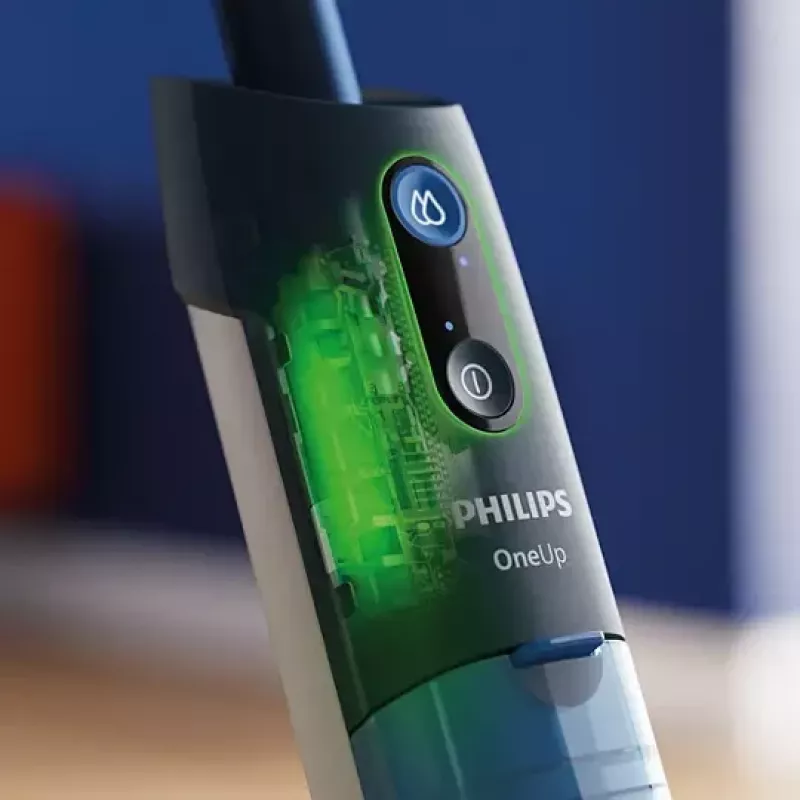 Philips OneUp Series 3000 Bezprzewodowa Elektryczna Myjka do Twardych Podłóg, Deep Blue