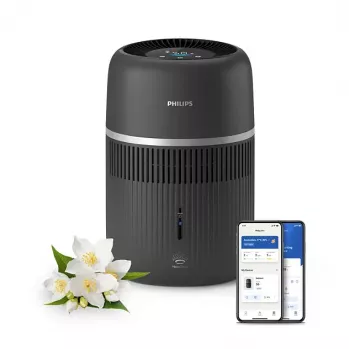 Philips 4000 Series Nawilżacz HU4210/03 - NanoCloud Evaporative, 300 ml/h, 2L Zbiornik, Charcoal Grey