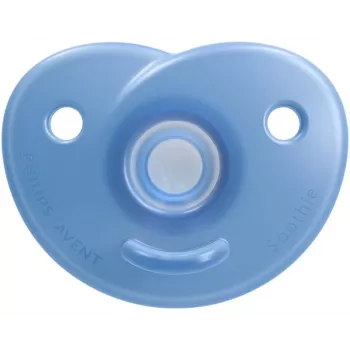 Smoczek silikonowy Philips Avent Soothie z silikonową tarczką, 0-6 miesięcy, 2 sztuki