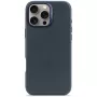 Skórzane etui tylne Decoded na iPhone 16 Pro Max, kompatybilne z MagSafe, granatowe
