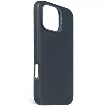 Skórzane etui tylne Decoded na iPhone 16 Pro Max, kompatybilne z MagSafe, granatowe
