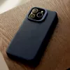 Skórzane etui tylne Decoded na iPhone 16 Pro Max, kompatybilne z MagSafe, granatowe