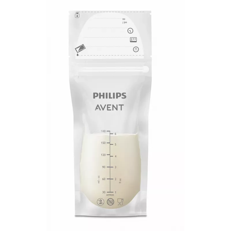 Philips AVENT Woreczki do przechowywania mleka matki 180 ml, 25 sztuk