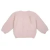 Kurtka dziecięca Lodger Topper Knit Merino, brązowa, rozmiar 68