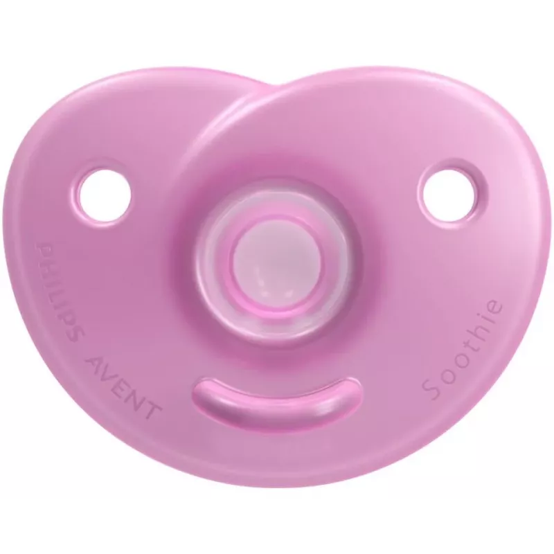 Smoczek silikonowy Philips Avent Soothie z silikonową osłonką, 0-6 miesięcy, 2 sztuki