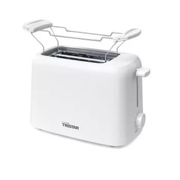 Toster Tristar BR-1061 z podgrzewaczem do bułek, rozmrażaniem, odgrzewaniem, zabezpieczeniem przed przegrzaniem, biały