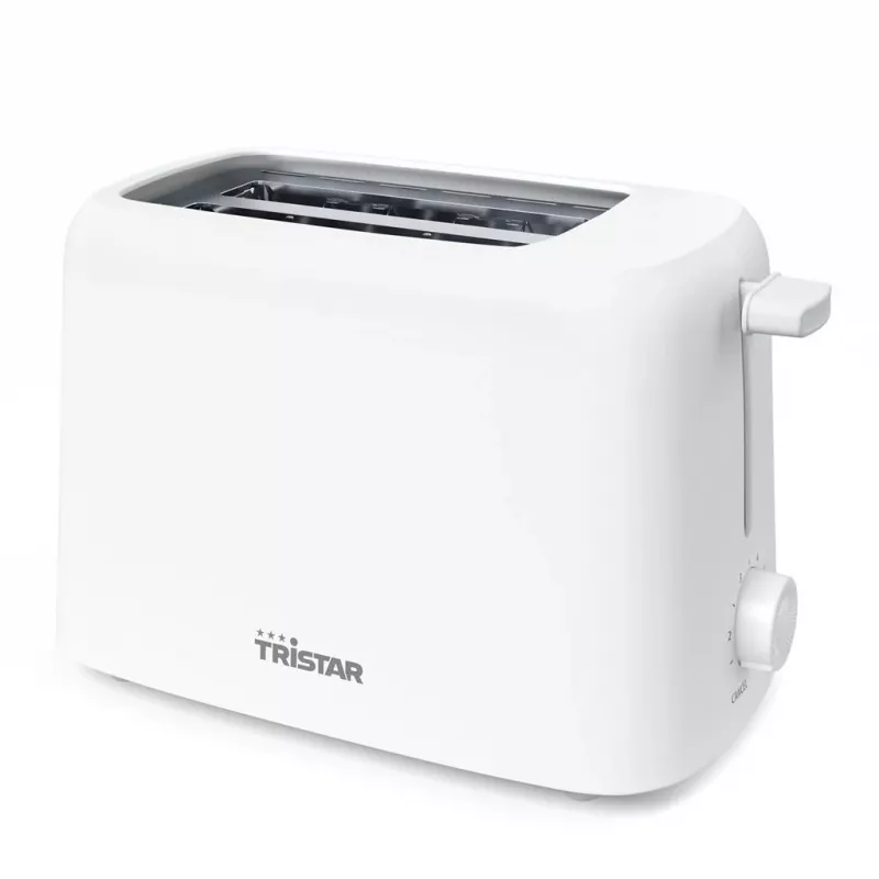 Toster Tristar BR-1061 z podgrzewaczem do bułek, rozmrażaniem, odgrzewaniem, zabezpieczeniem przed przegrzaniem, biały