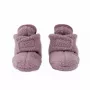 Lodger Slipper Teddy kapcie niemowlęce, różowe, 0-3 miesiące, antypoślizgowe, polarowe, unisex