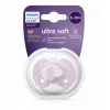 Smoczek Philips Avent Ultra Soft DECO 6-18 miesięcy, 1 sztuka, dla dziewczynek