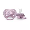 Smoczek Philips Avent Ultra Soft DECO 6-18 miesięcy, 1 sztuka, dla dziewczynek