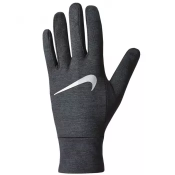 Rękawiczki do biegania damskie Nike Dri-FIT Fleece - szare, XS/S